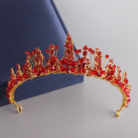Bridal Gold Leaf Headband, Wedding Tiara crown main image 6